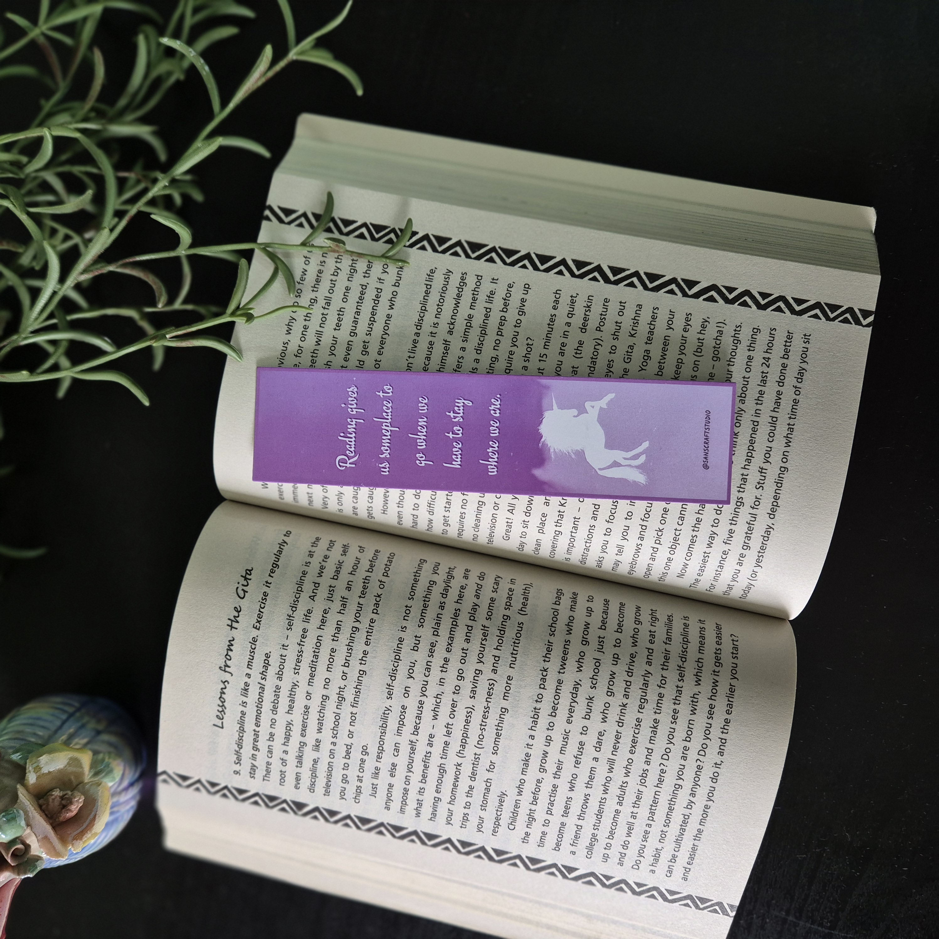 Unicorn Bookmark